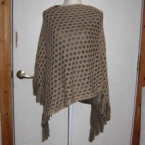 Max Edition (?) Poncho With Fringe